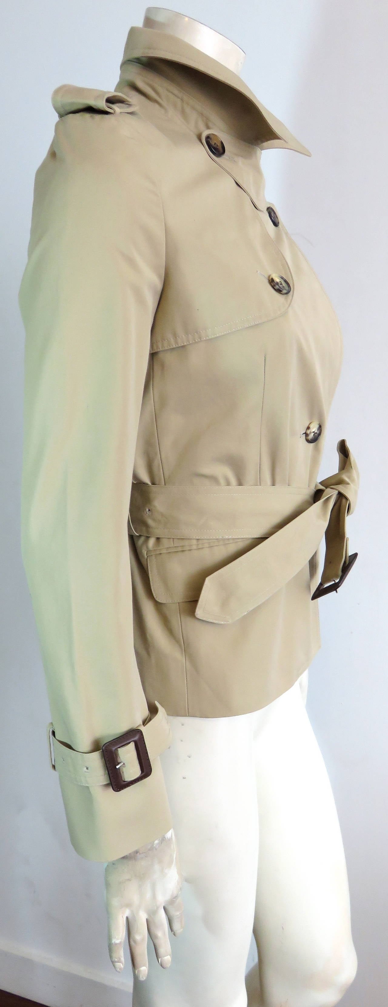 CHRISTIAN DIOR by John Galliano Cropped trench jacket - unworn 1