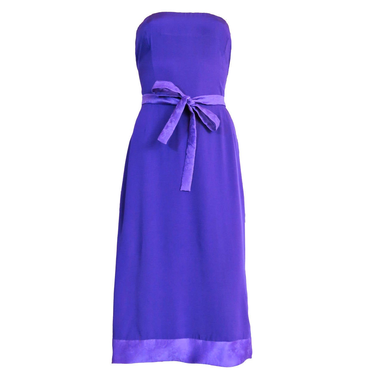 1960's BALENCIAGA Couture silk slip dress For Sale