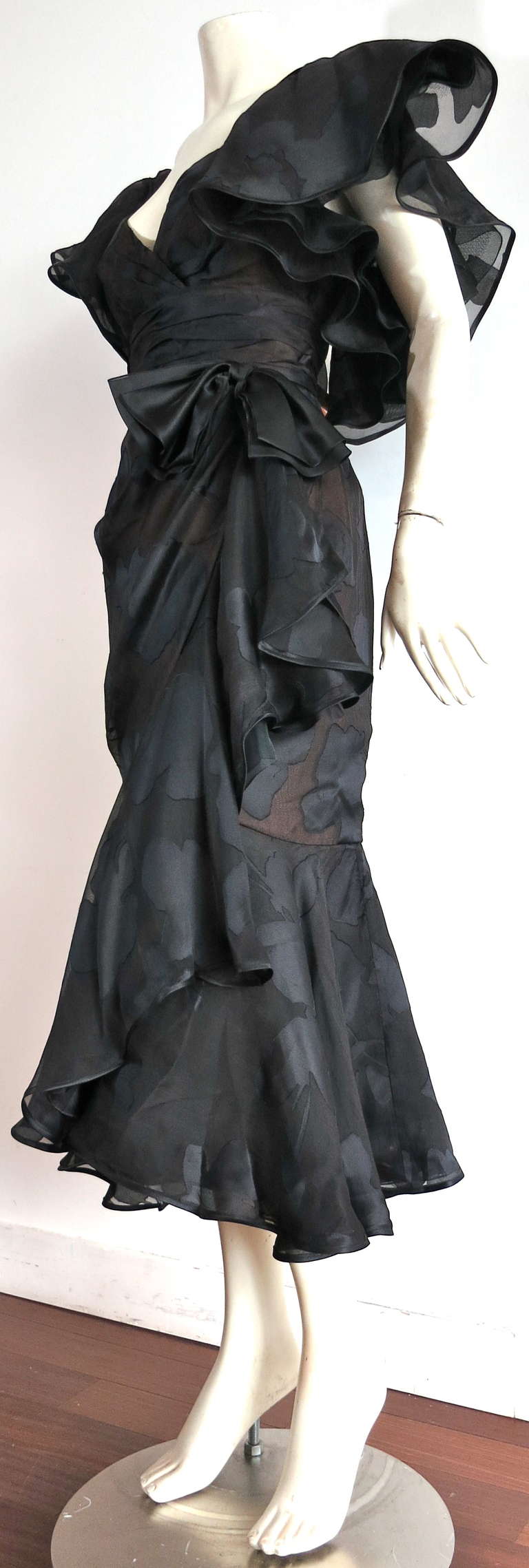 Women's Vintage RUBEN PANIS Silk evening dress