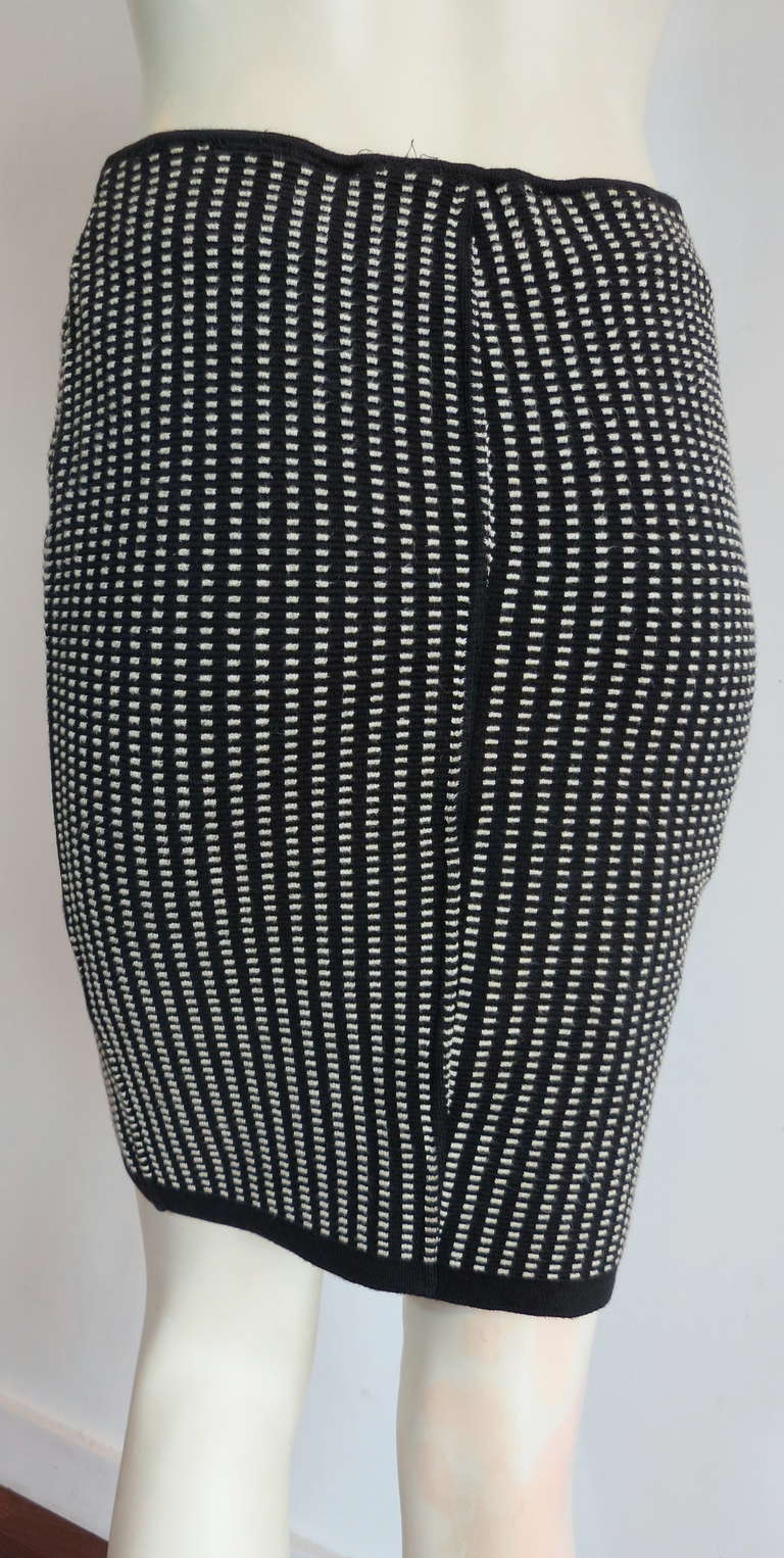 1990's ALAIA Knit skirt For Sale 1