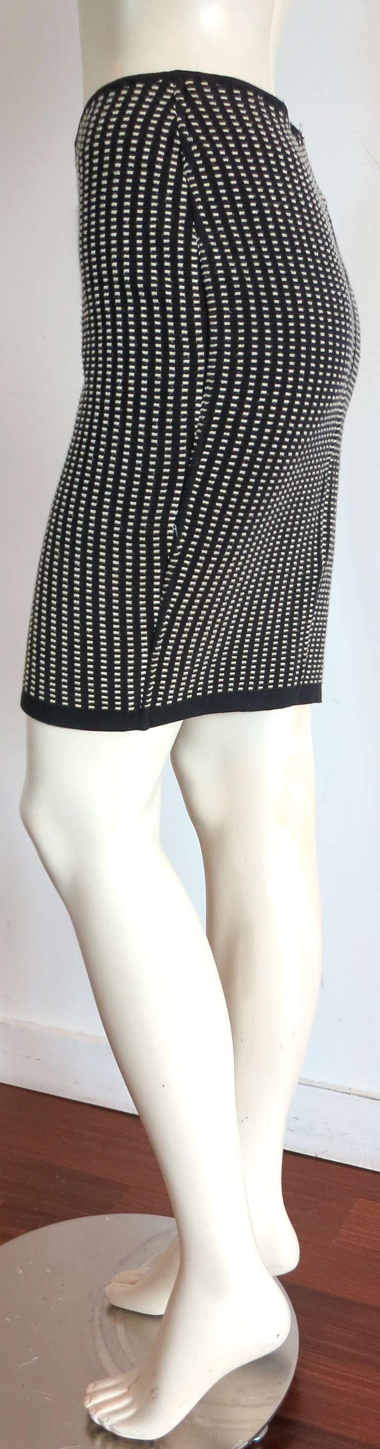 Women's 1990's ALAIA Knit skirt For Sale