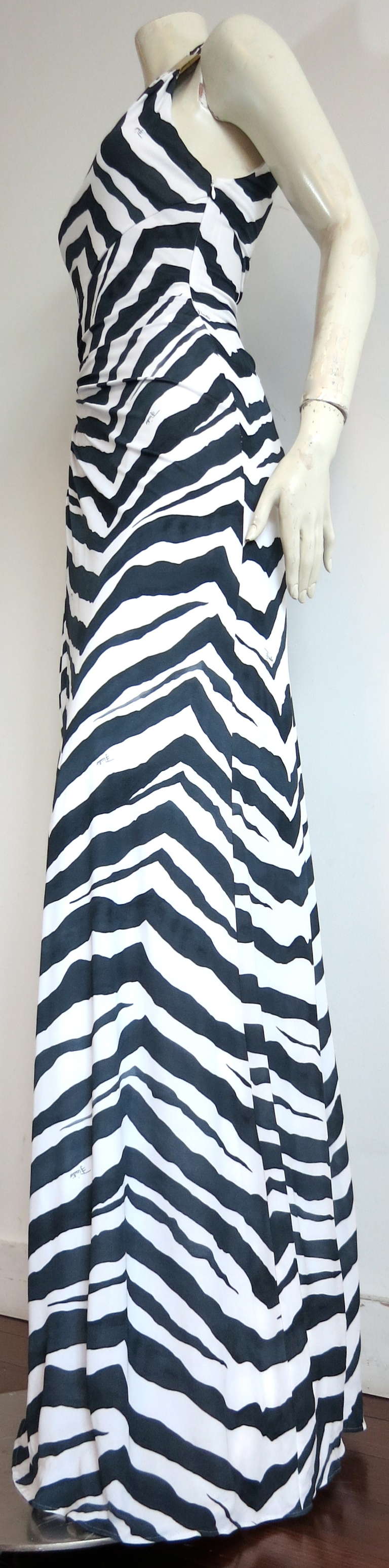 EMILIO PUCCI Signed zebra dress 1