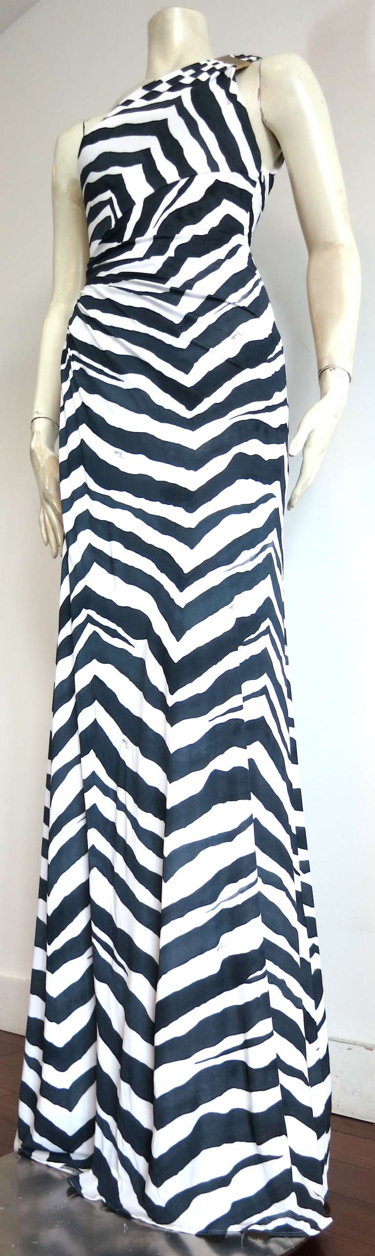 EMILIO PUCCI Signed zebra dress