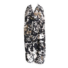 DRIES VAN NOTEN Embellished silk floral print dress - unworn