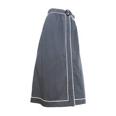 1980's VALENTINO Dotted skirt