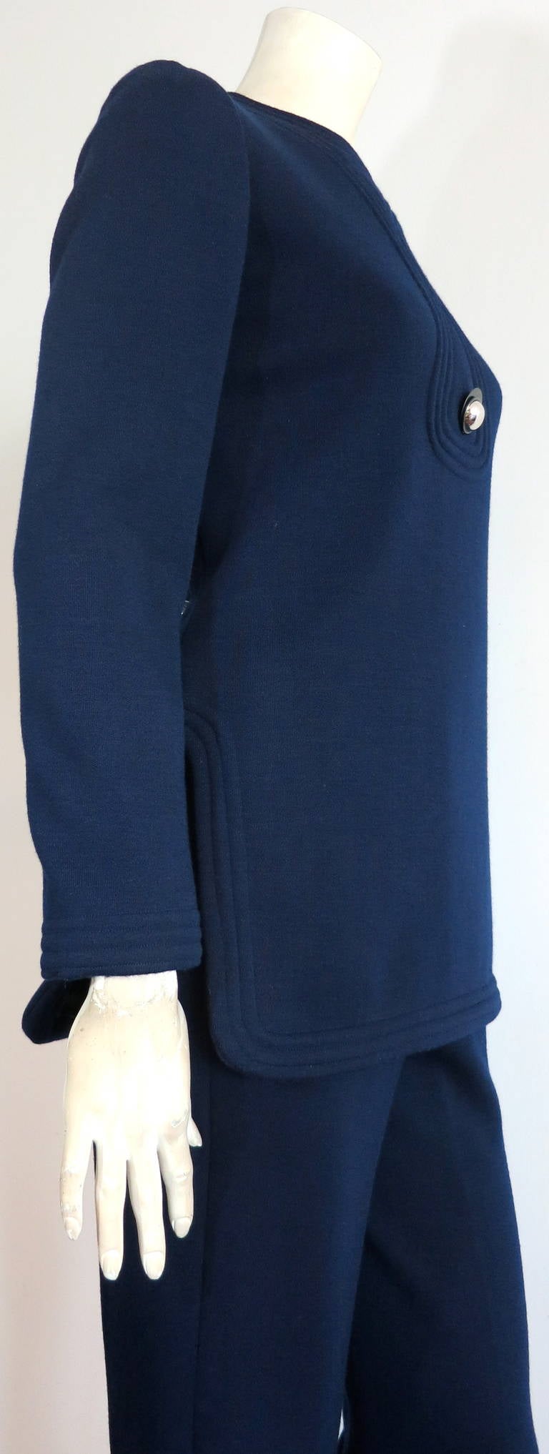 1960s PIERRE CARDIN 'Space Age' 2pc. tunic & pant set 2