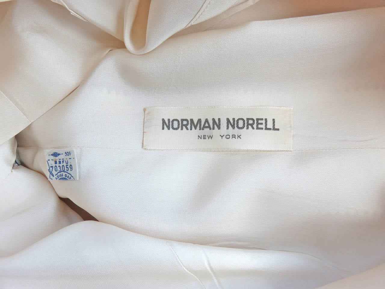 1969 NORMAN NORELL Iconic jeweled cocktail evening dress 6