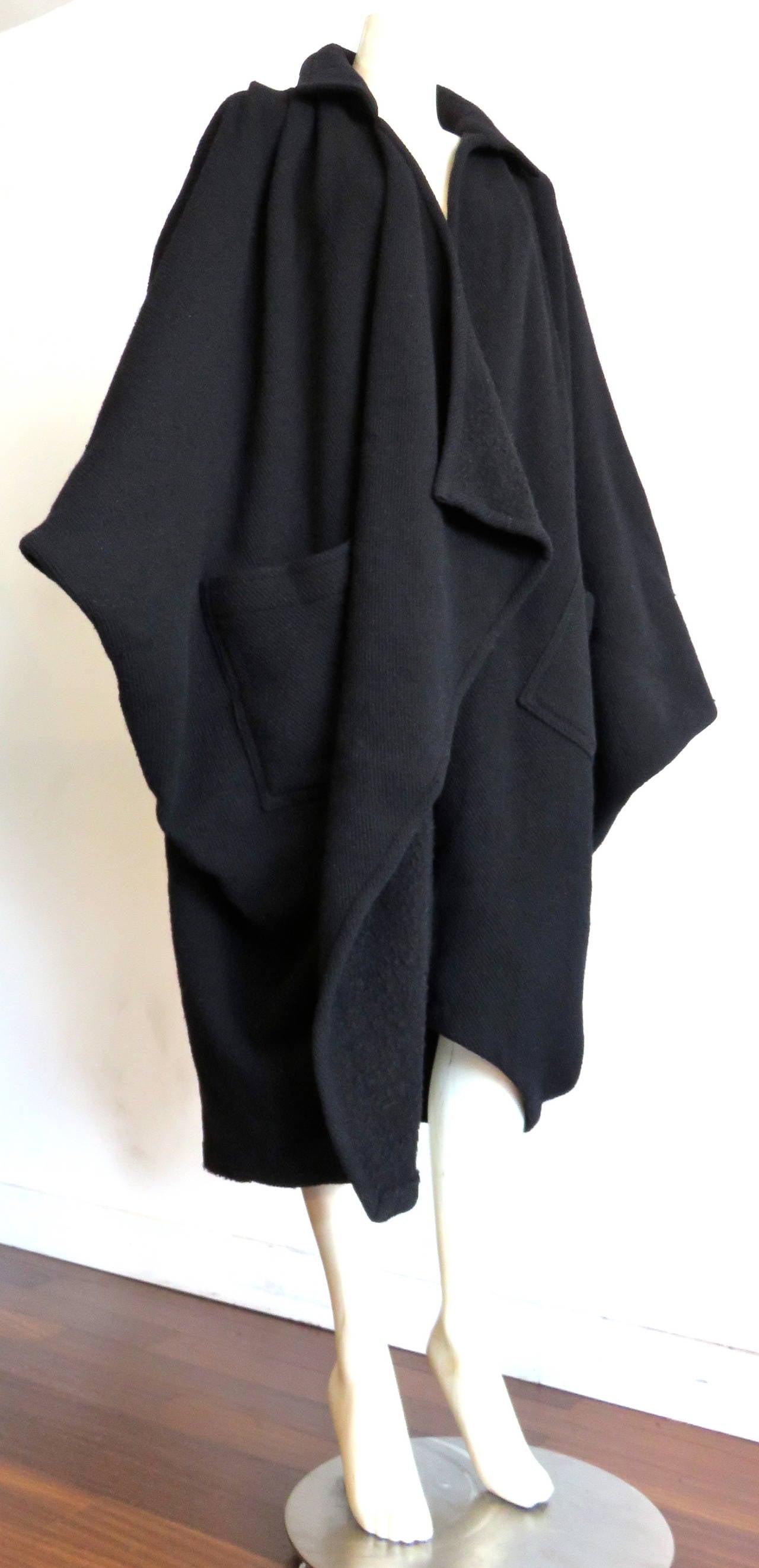Women's 1976 ISSEY MIYAKE Oversized batwing cocoon coat For Sale