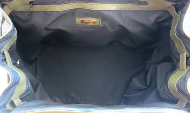 Vintage S.T. DUPONT PARIS Iconic style large 50cm leather travel bag 3