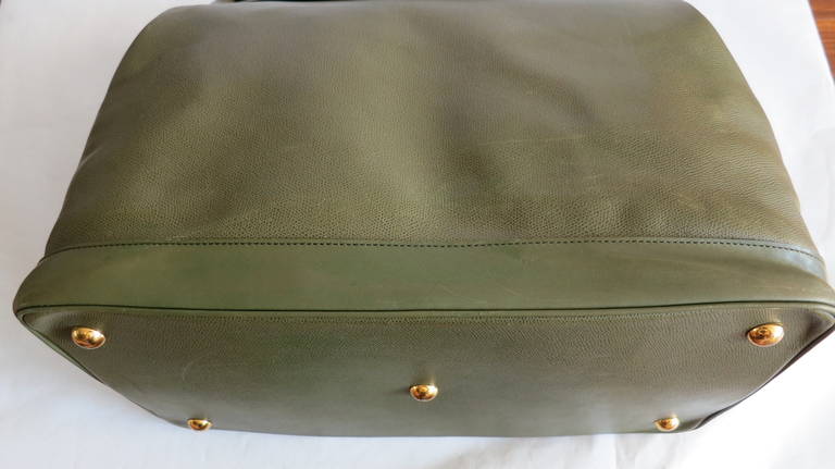 Vintage S.T. DUPONT PARIS Iconic style large 50cm leather travel bag 5