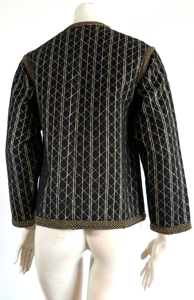 1970s YVES SAINT LAURENT Russian Collection jacket YSL at 1stDibs
