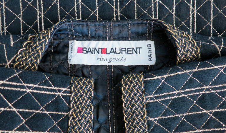 1970s YVES SAINT LAURENT Russian Collection jacket YSL In Excellent Condition In Newport Beach, CA