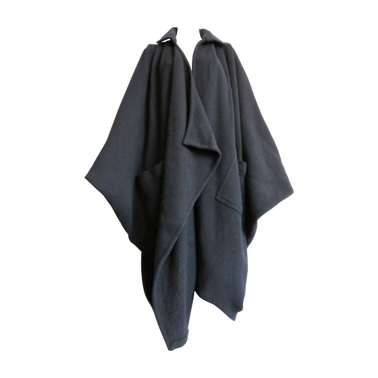 1976 ISSEY MIYAKE Oversized batwing cocoon coat For Sale