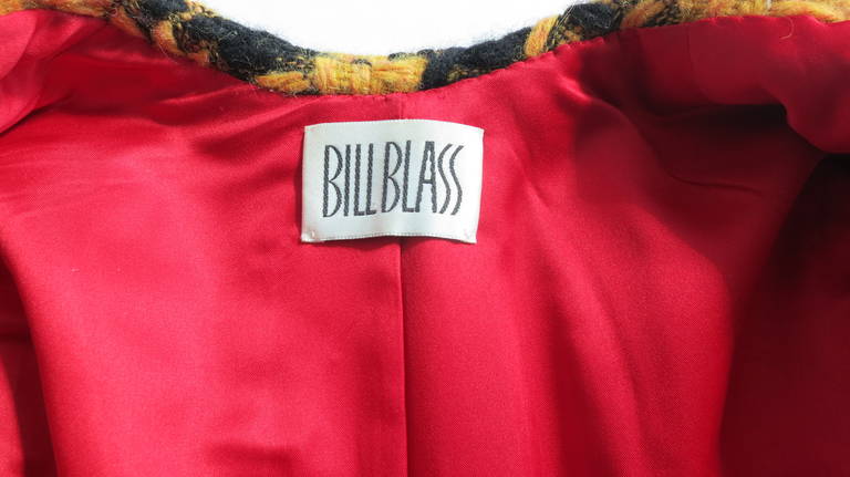 1970's BILL BLASS Exploded check jacket 3