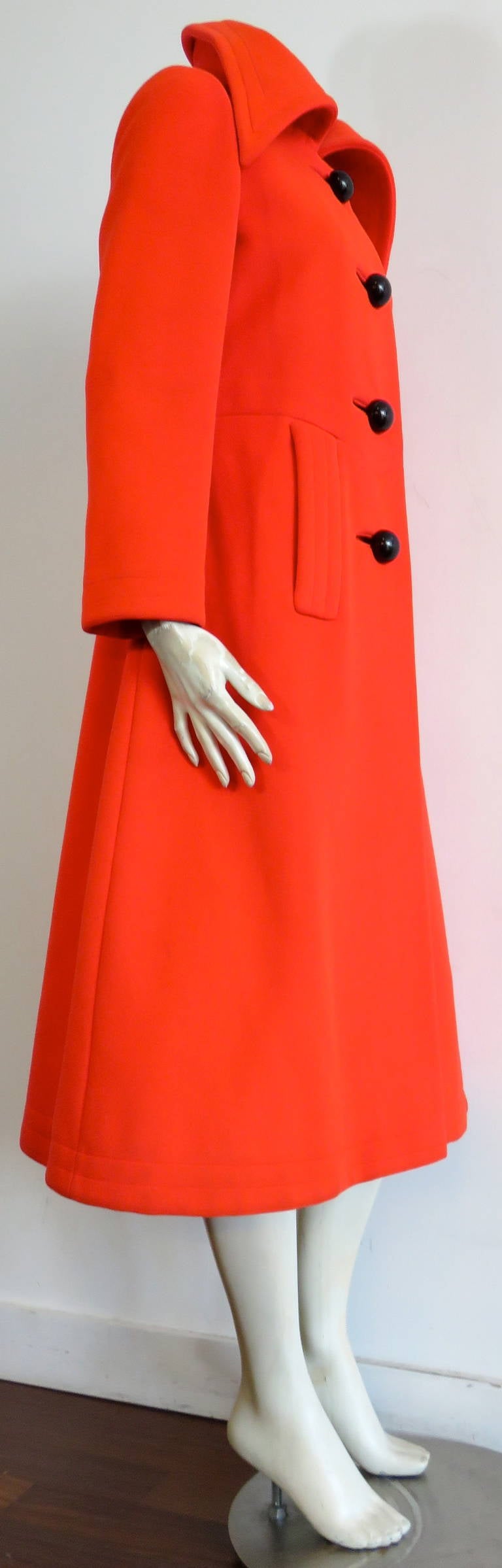 1960's PIERRE CARDIN Mod wool coat 3