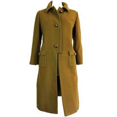 1950's FONTANA ROMA Olive wool coat
