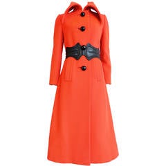 1960's PIERRE CARDIN Mod wool coat