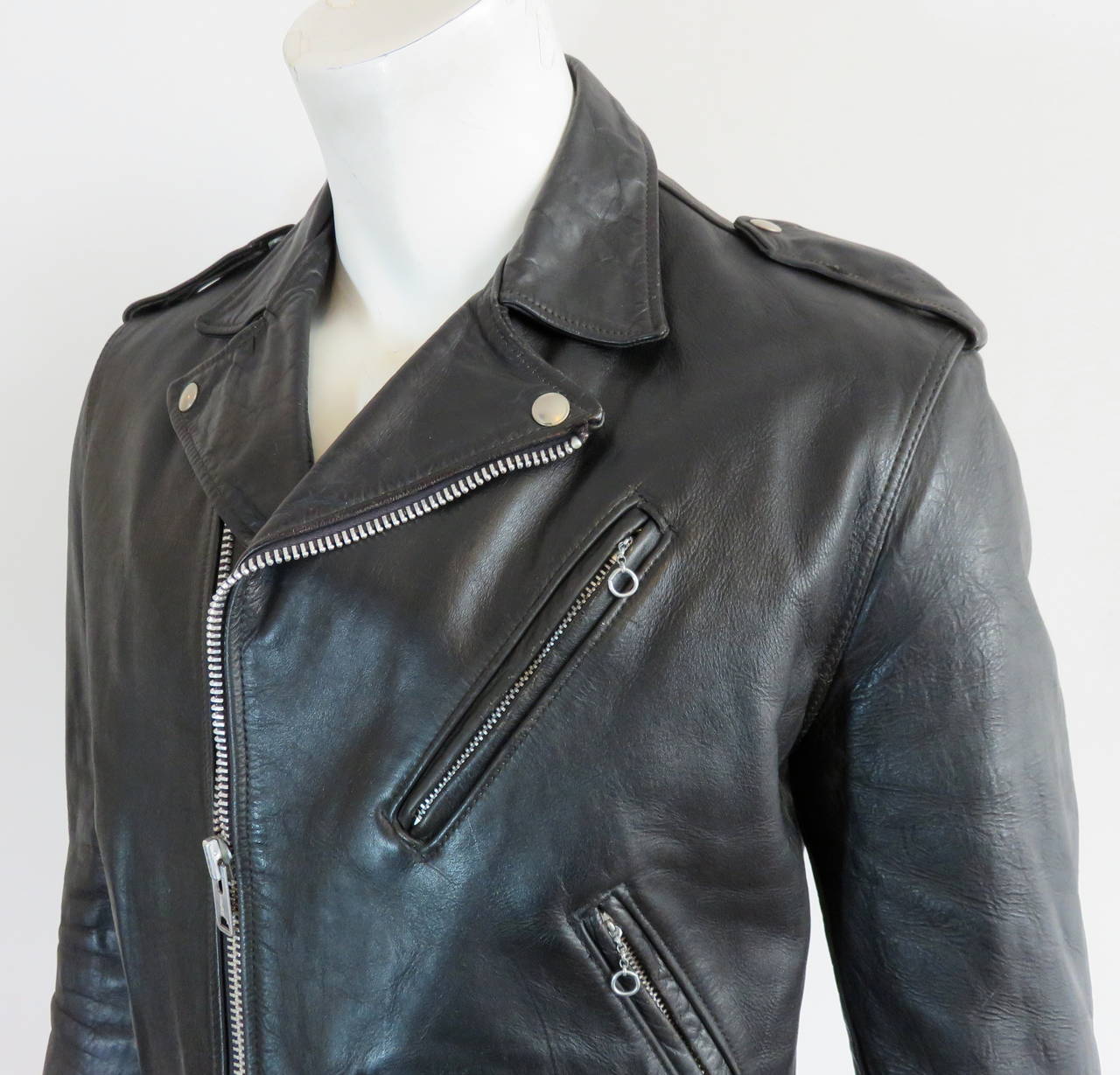 1960s leather jacket fashion