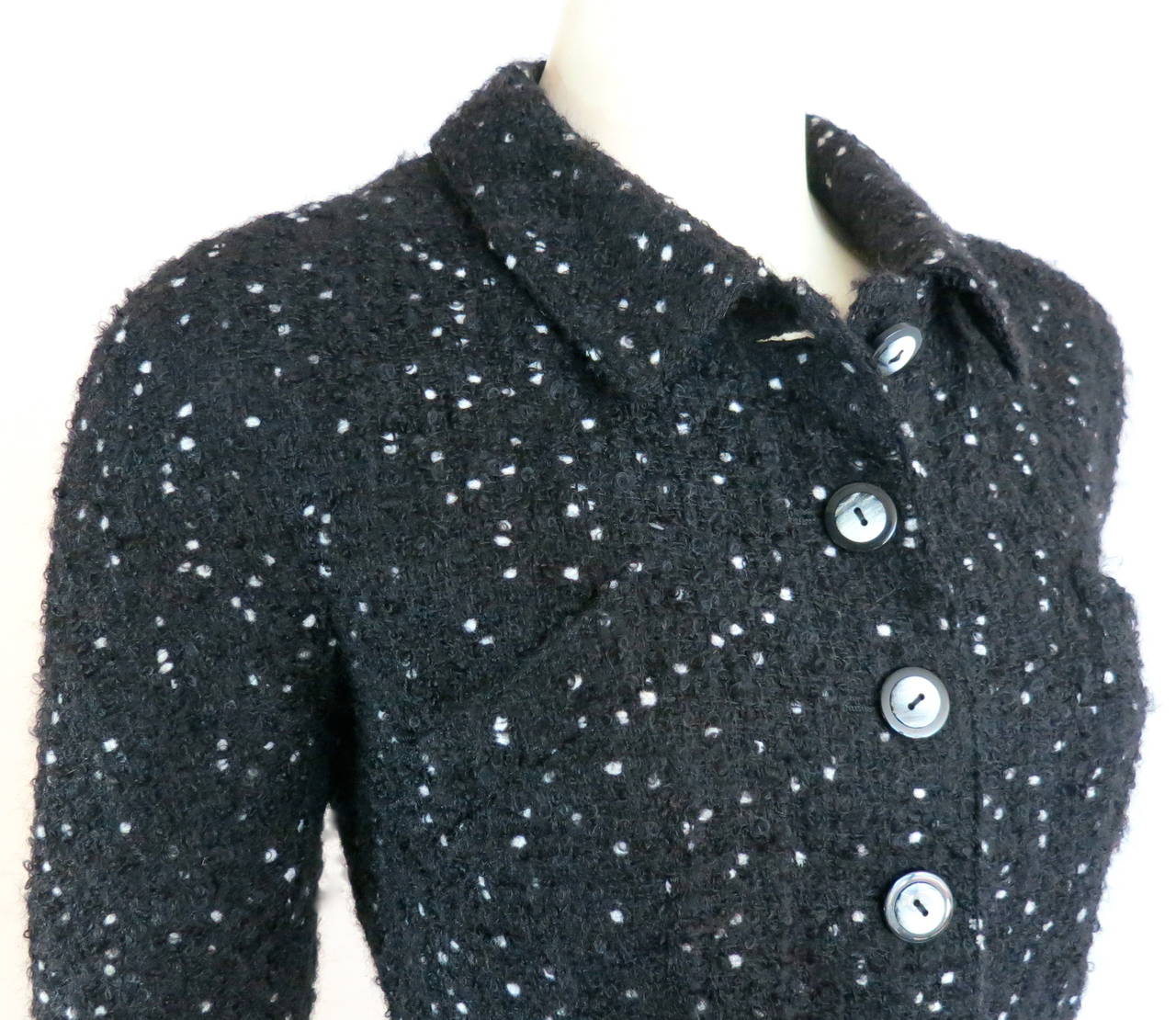 Women's 1980's VALENTINO Confetti bouclé 2pc. skirt suit For Sale