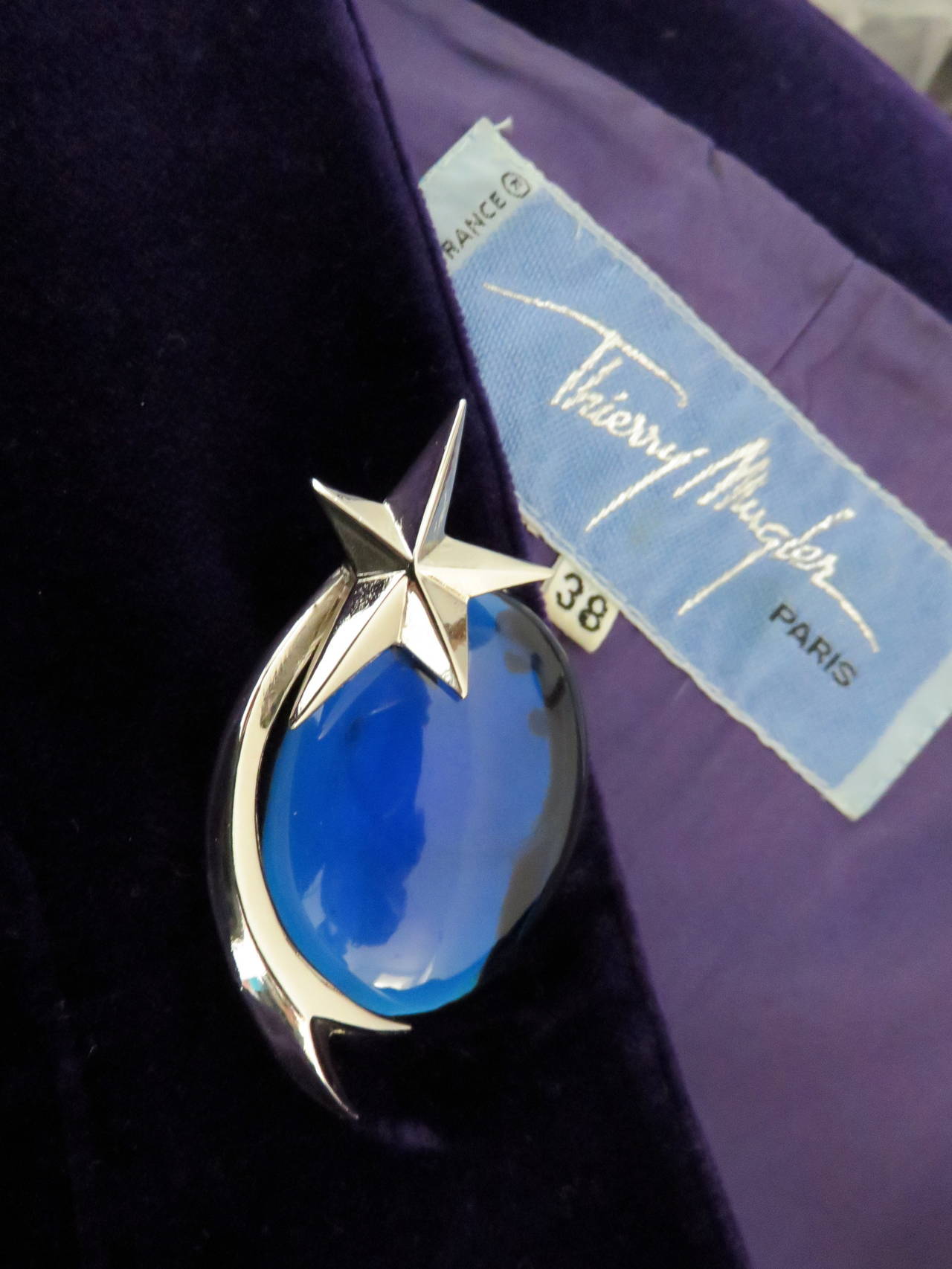 Women's 1980's THIERRY MUGLER Velvet evening jacket