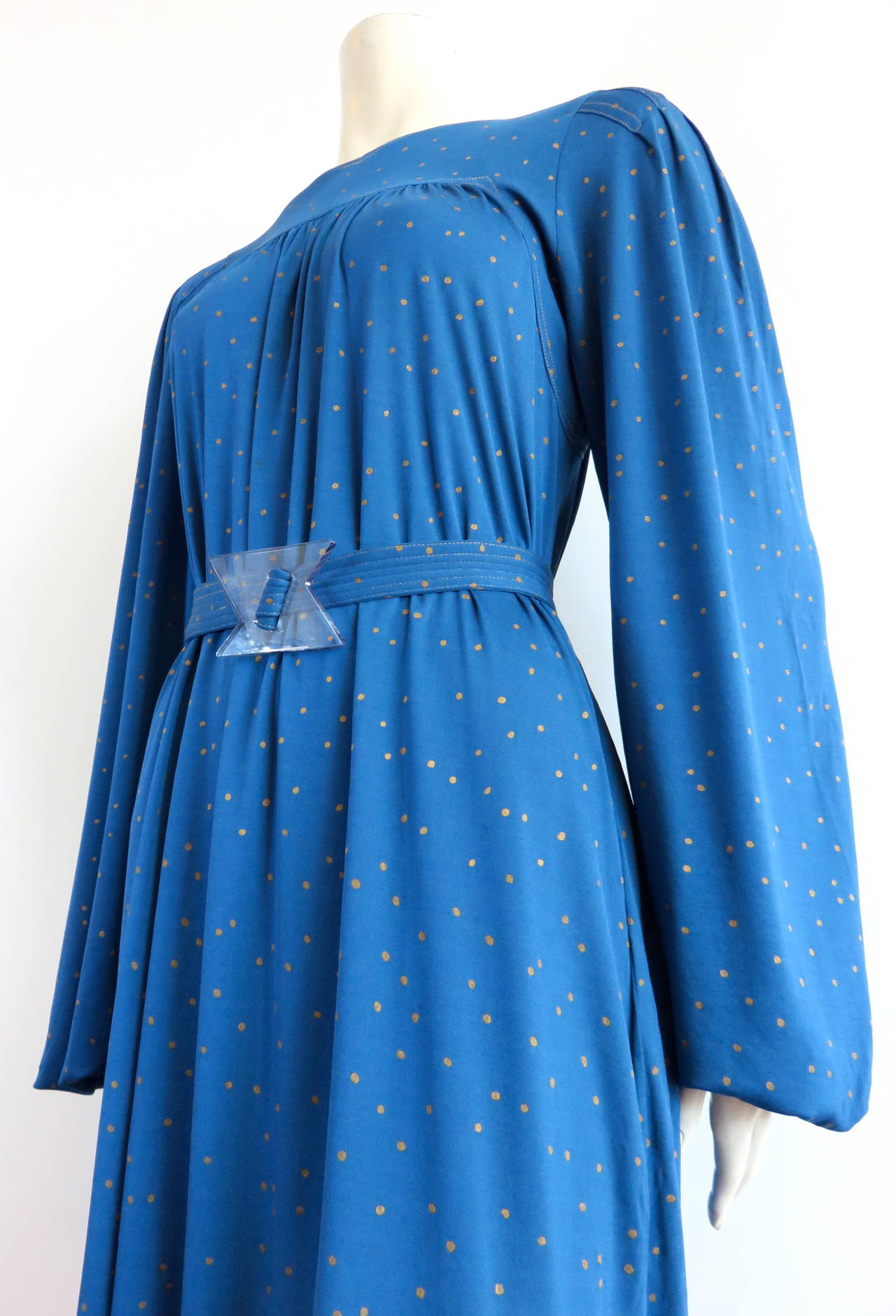 1970's JEAN MUIR Belted dress with provenance For Sale 3