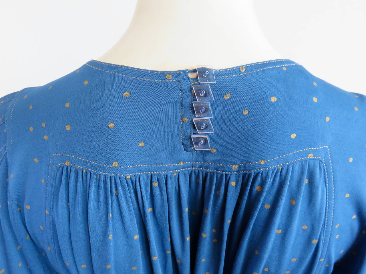 1970's JEAN MUIR Belted dress with provenance For Sale 1