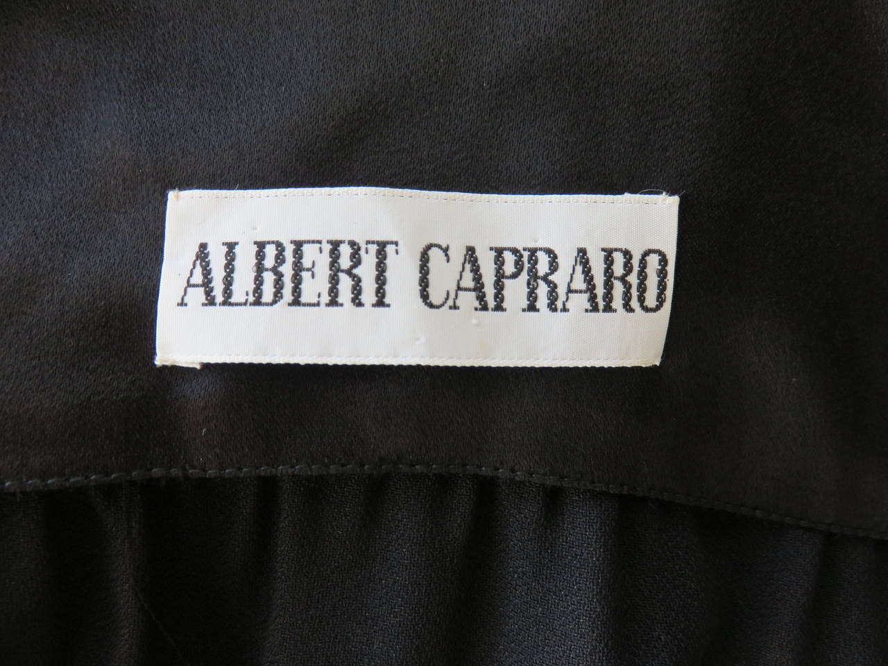 1970's ALBERT CAPRARO Crystal zipper dress never worn 3