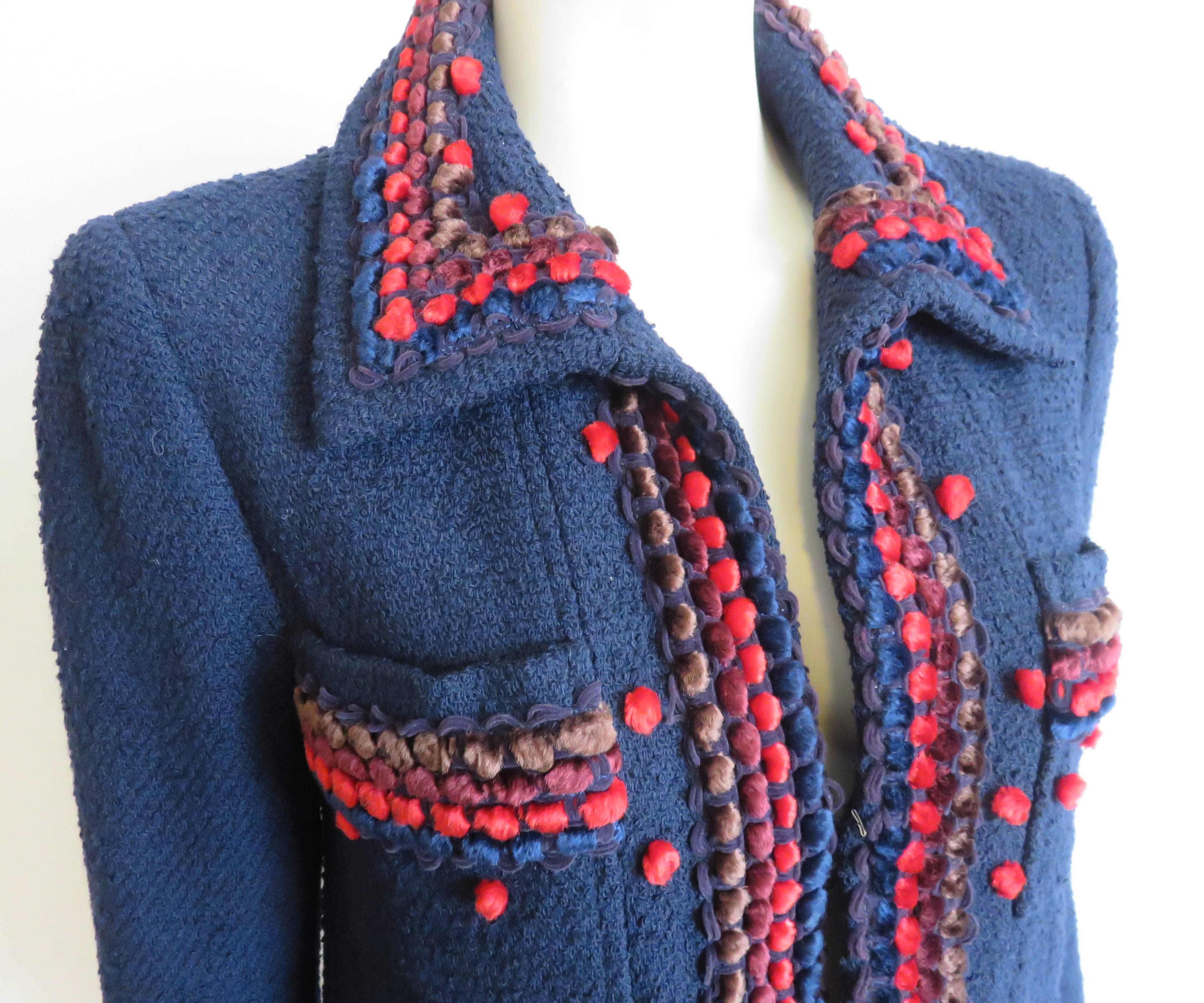 Chanel PARIS Gonna o pantalone 3 pezzi in ciniglia bouclé In condizioni ottime in vendita a Newport Beach, CA