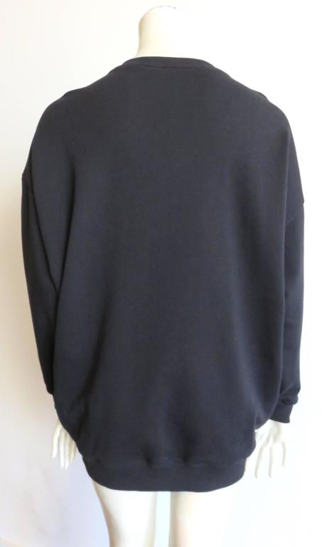 2014 SAINT LAURENT PARIS by Hedi Slimane studded sweatshirt sweater at ...