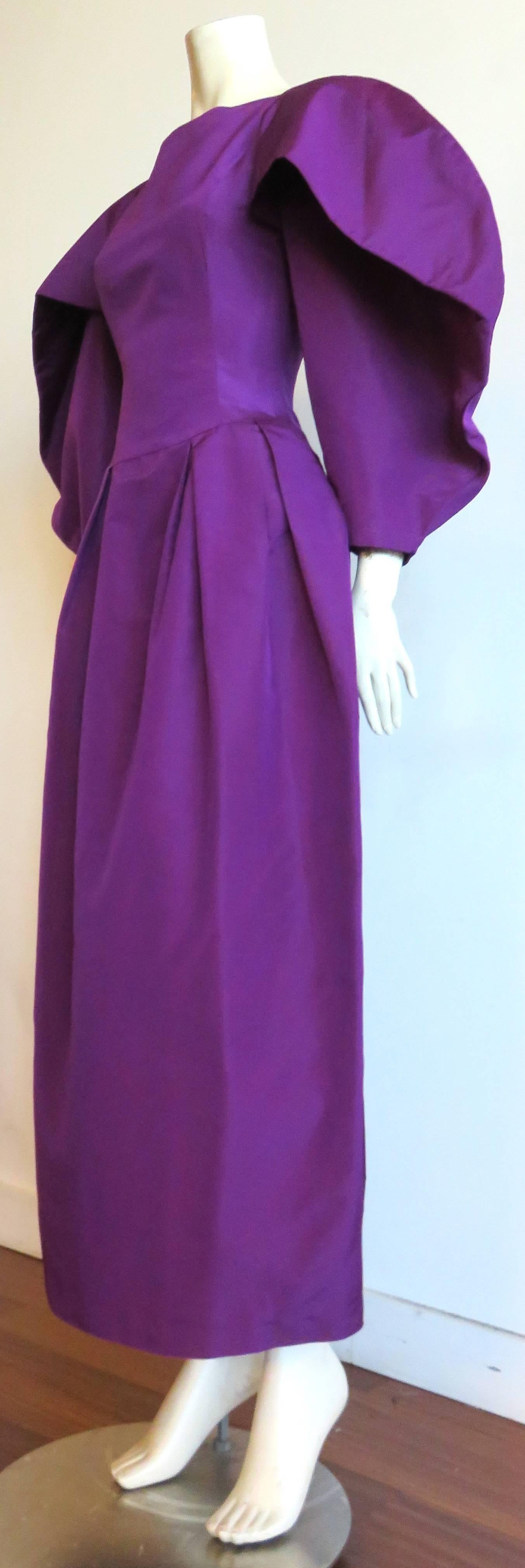 1980's CHLOE by Karl Lagerfeld Silk evening dress In Excellent Condition In Newport Beach, CA
