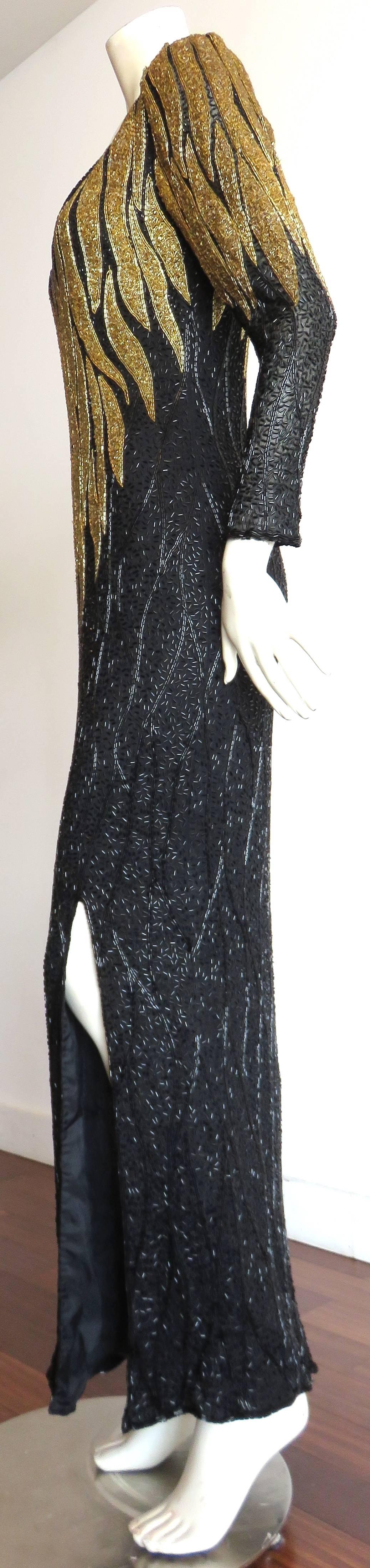 bob mackie fire dress