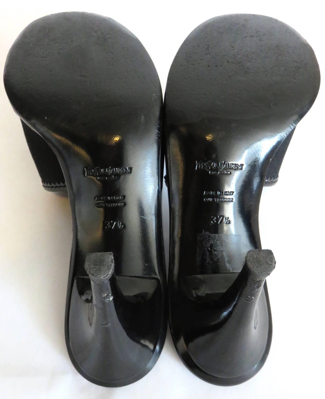 YVES SAINT LAURENT by Tom Ford YSL logo front mules 4