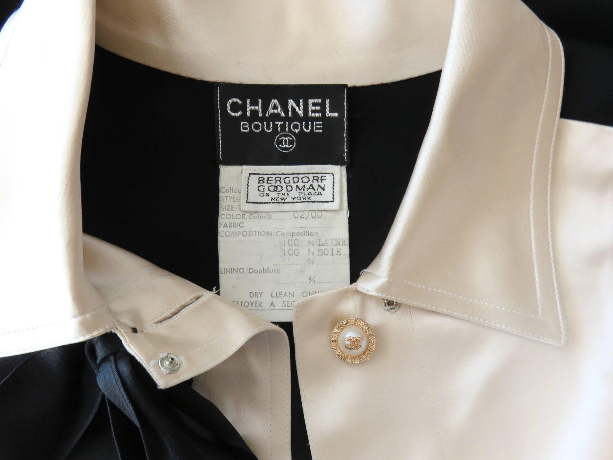 1980's CHANEL BOUTIQUE Tuxedo dress as seen on Lady Gaga 3