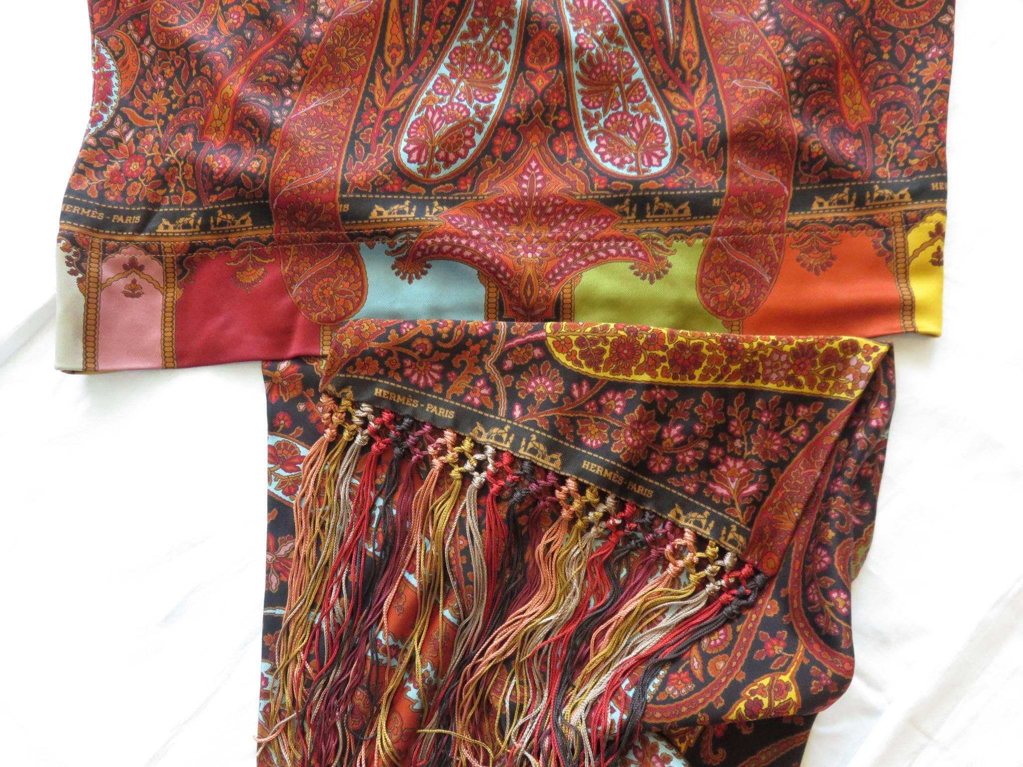 HERMES PARIS by Gaultier Paisley scarf dress 1