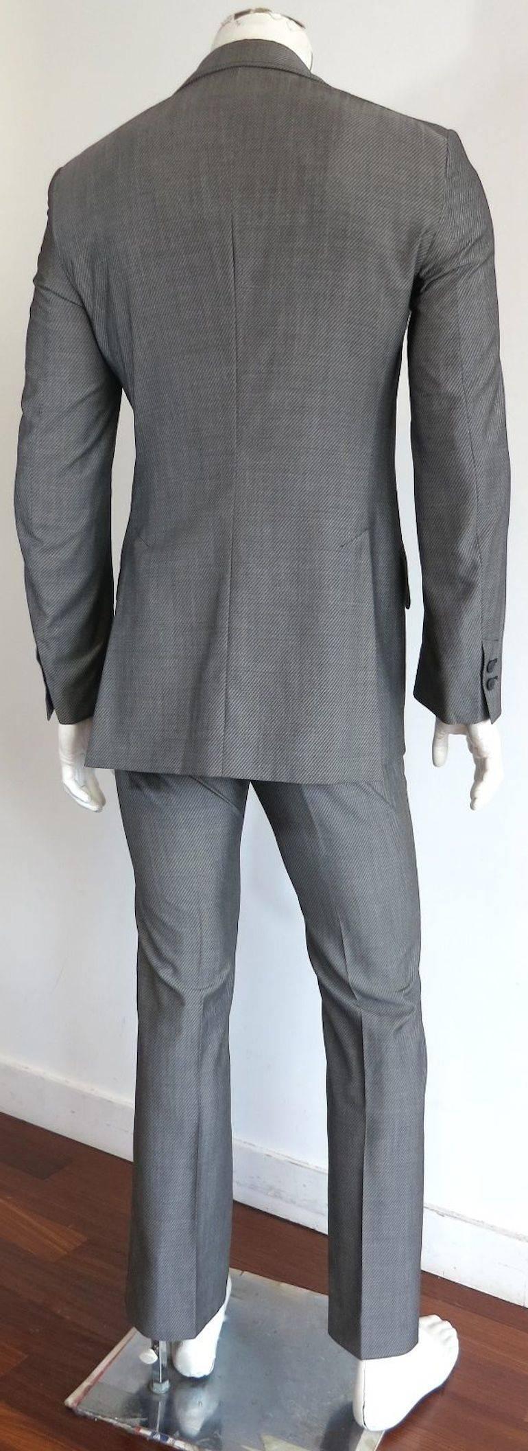VIVIENNE WESTWOOD MAN LONDON Wool mohair twill weave suit 1