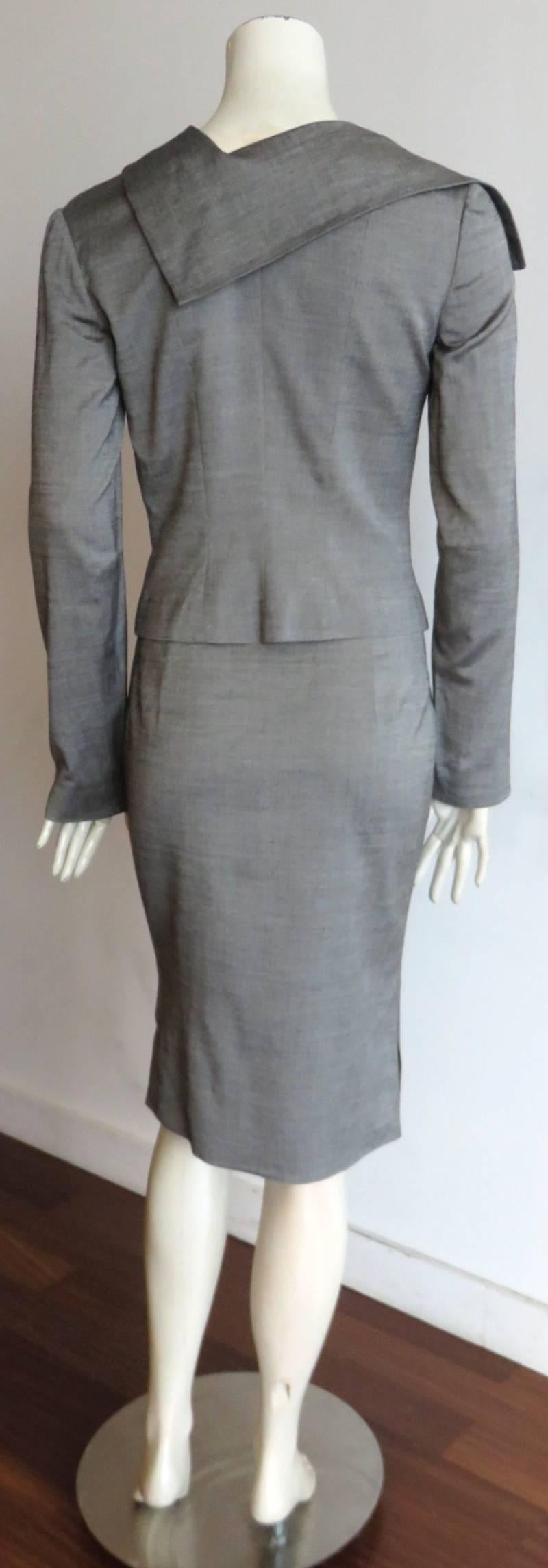 VIVIENNE WESTWOOD Asymmetrical skirt suit  For Sale 1