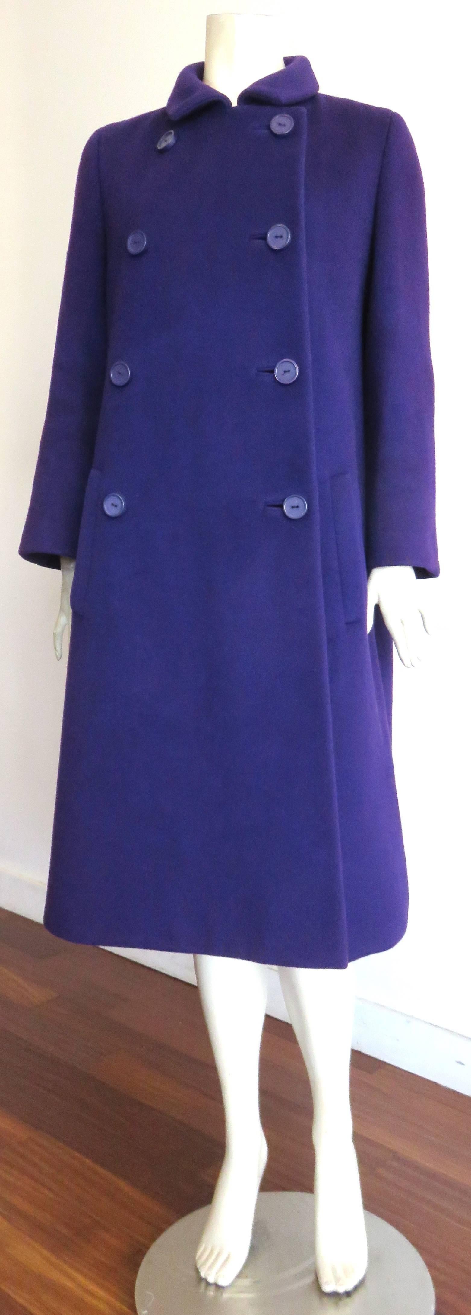 1960's NORMAN NORELL Wool coat 2