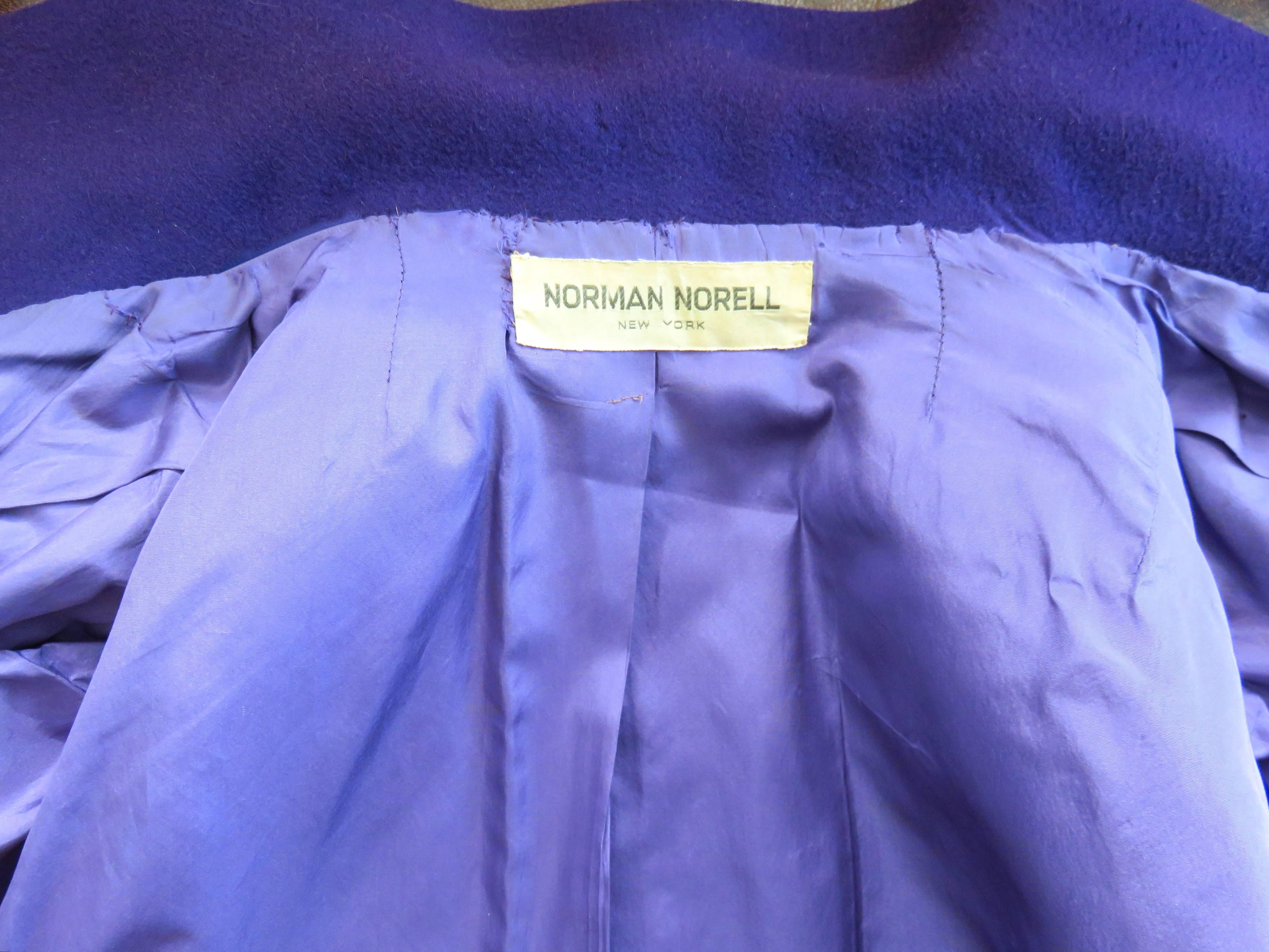 1960's NORMAN NORELL Wool coat 4