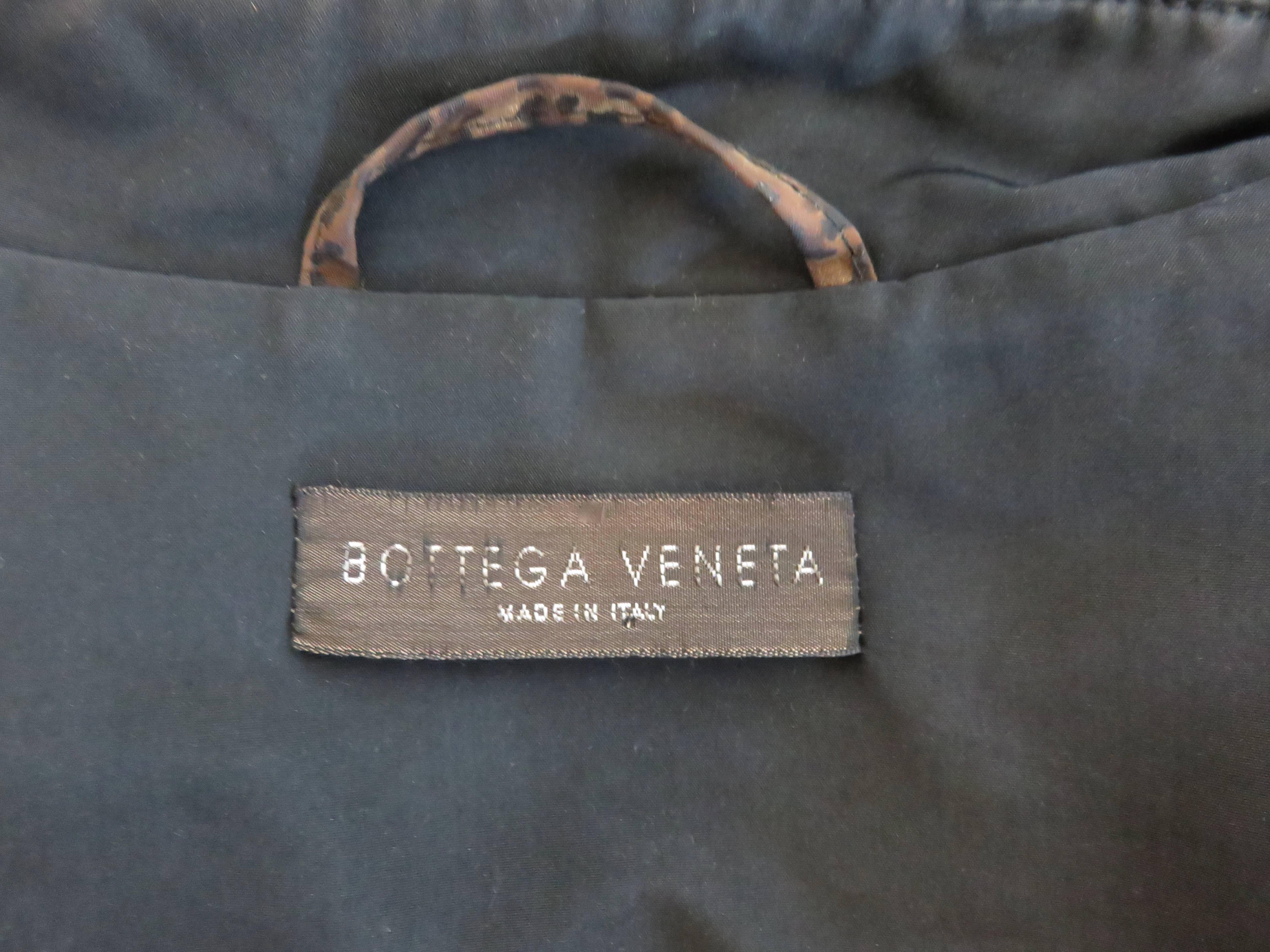 1990's BOTTEGA VENETA Leopard print raincoat  For Sale 5