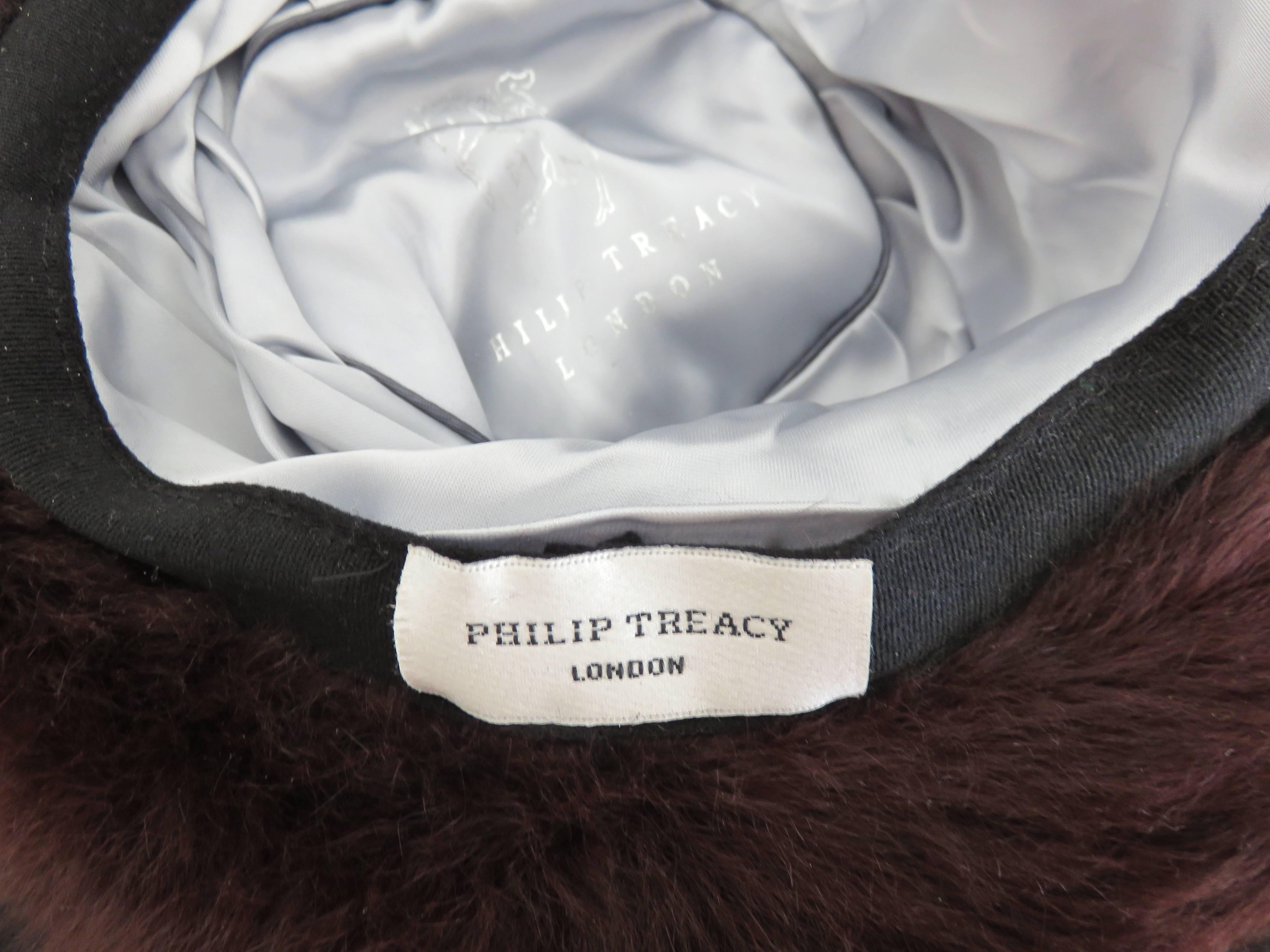 PHILIP TREACY Mohair bowler hat  - worn once 3