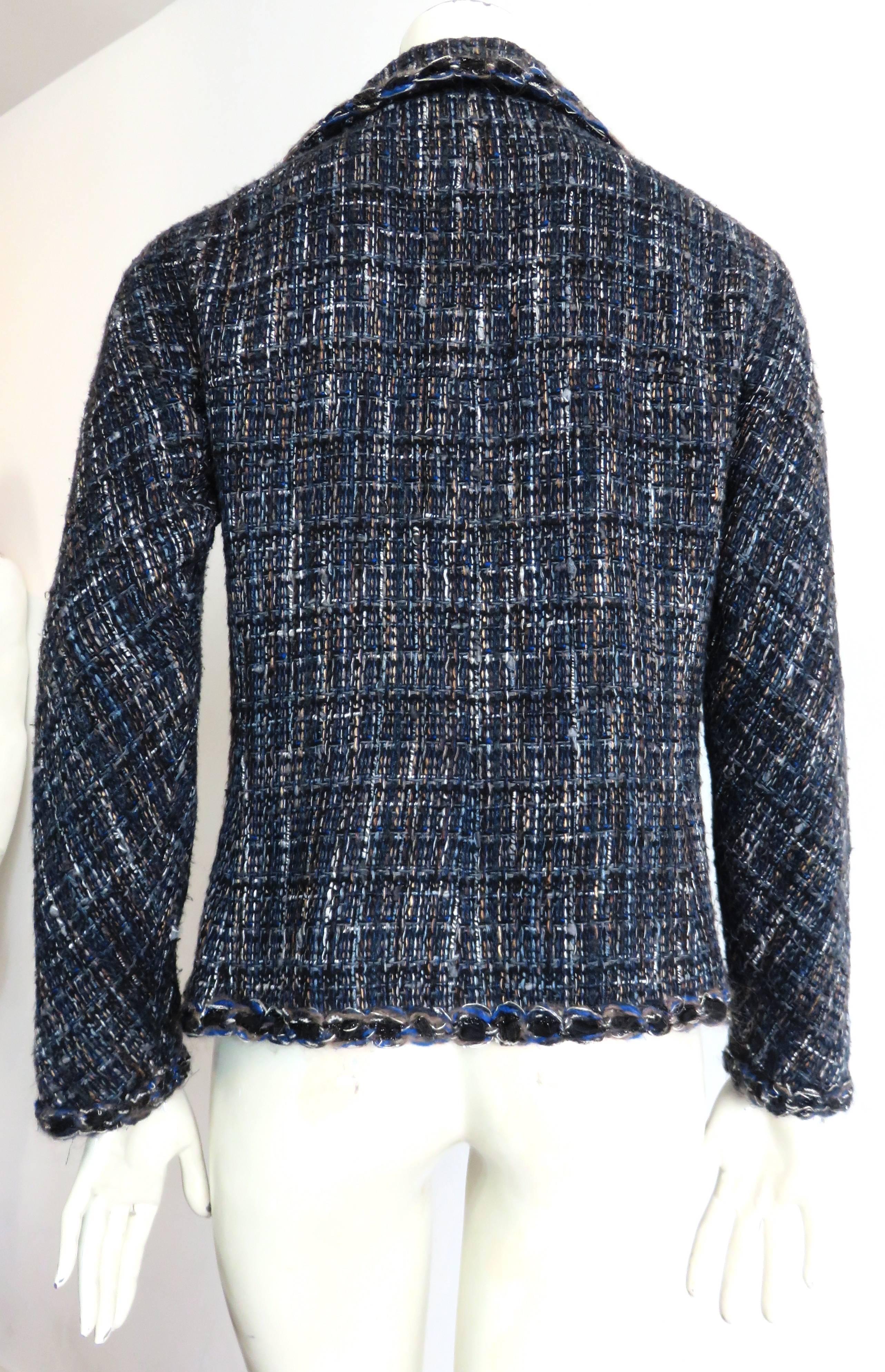 CHANEL PARIS Novelty tweed jacket  4