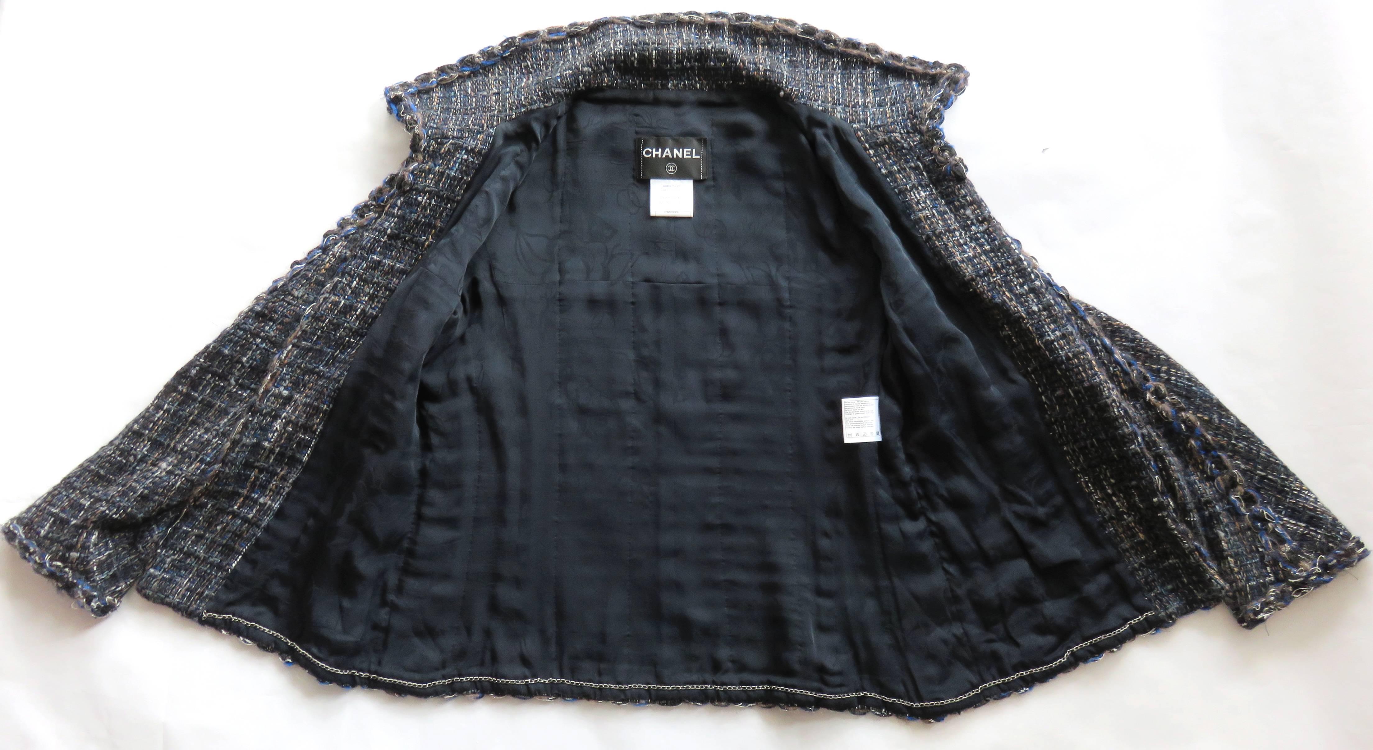 CHANEL PARIS Novelty tweed jacket  5