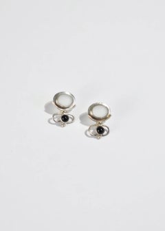 Glass Onyx Earrings