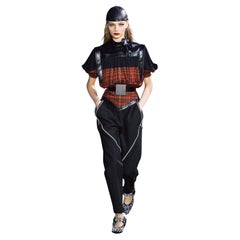 LOUIS VUITTON, "Geolocated" Collection, Red Plaid Street Bustier, F/W 2019