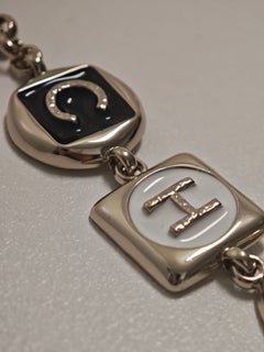 Chanel Multicolour 26C Letter Charm Chain Necklace