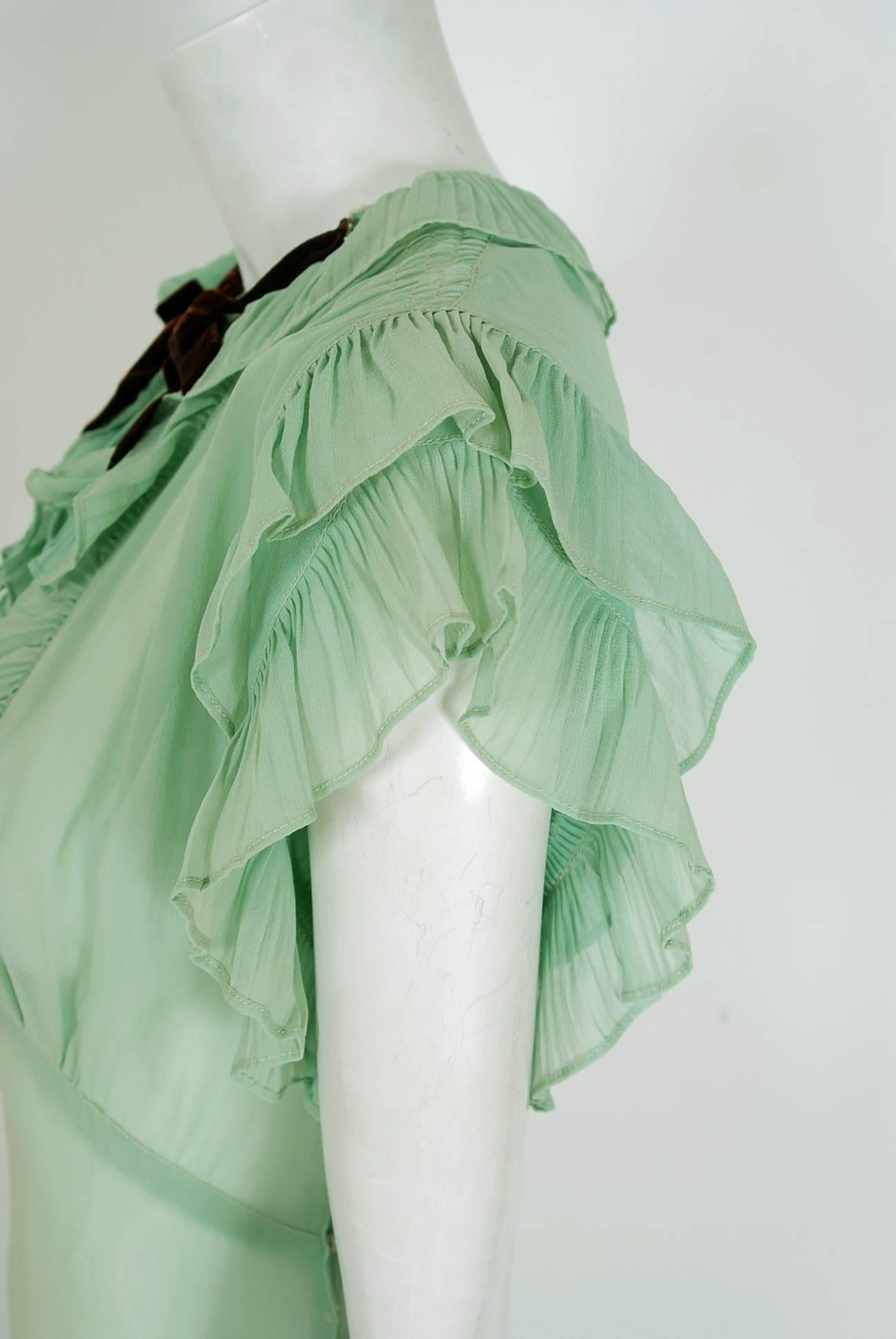 seafoam green dress