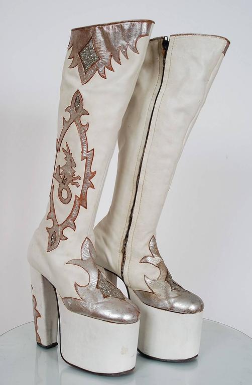 platform boots 1970s
