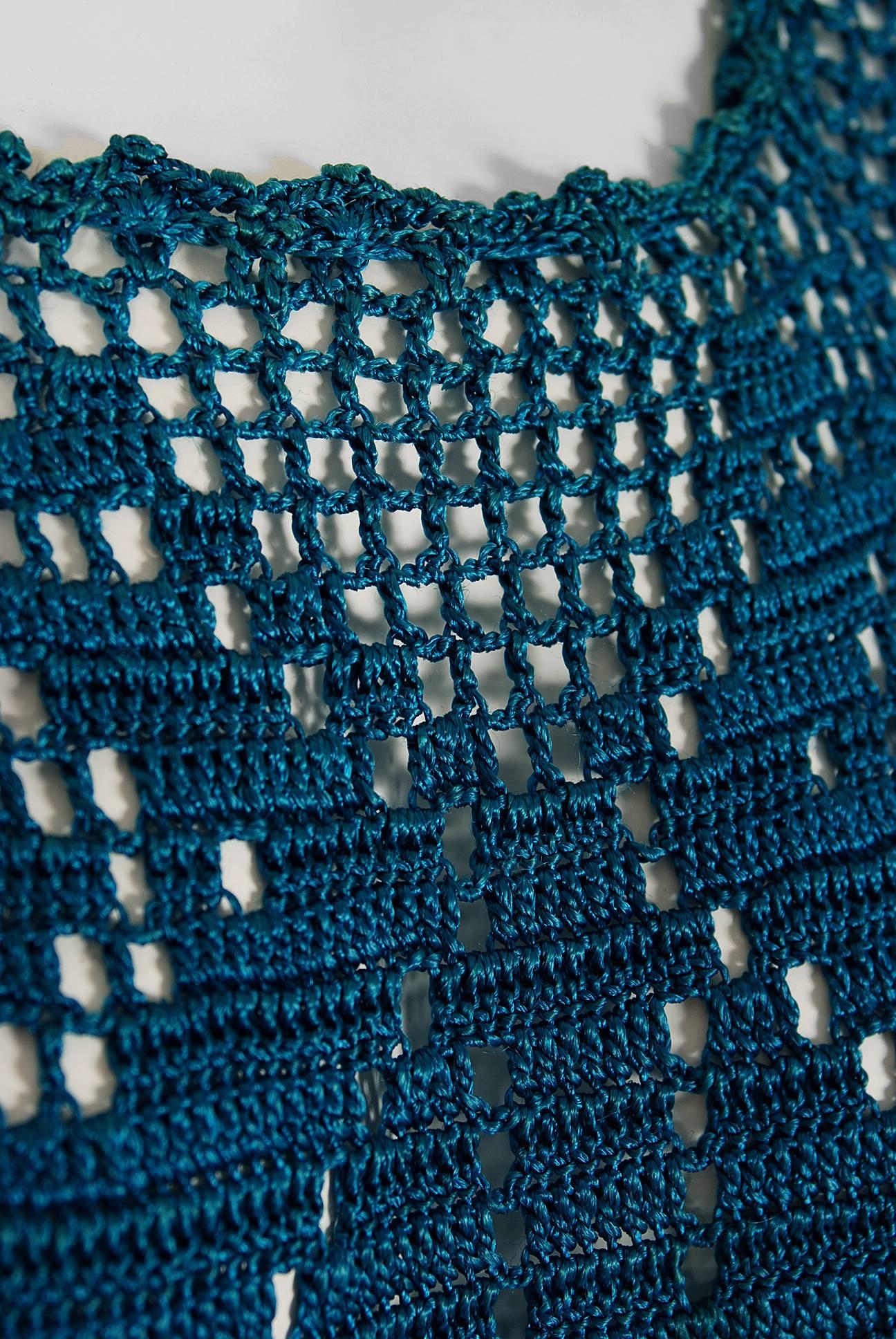 crochet flapper dress