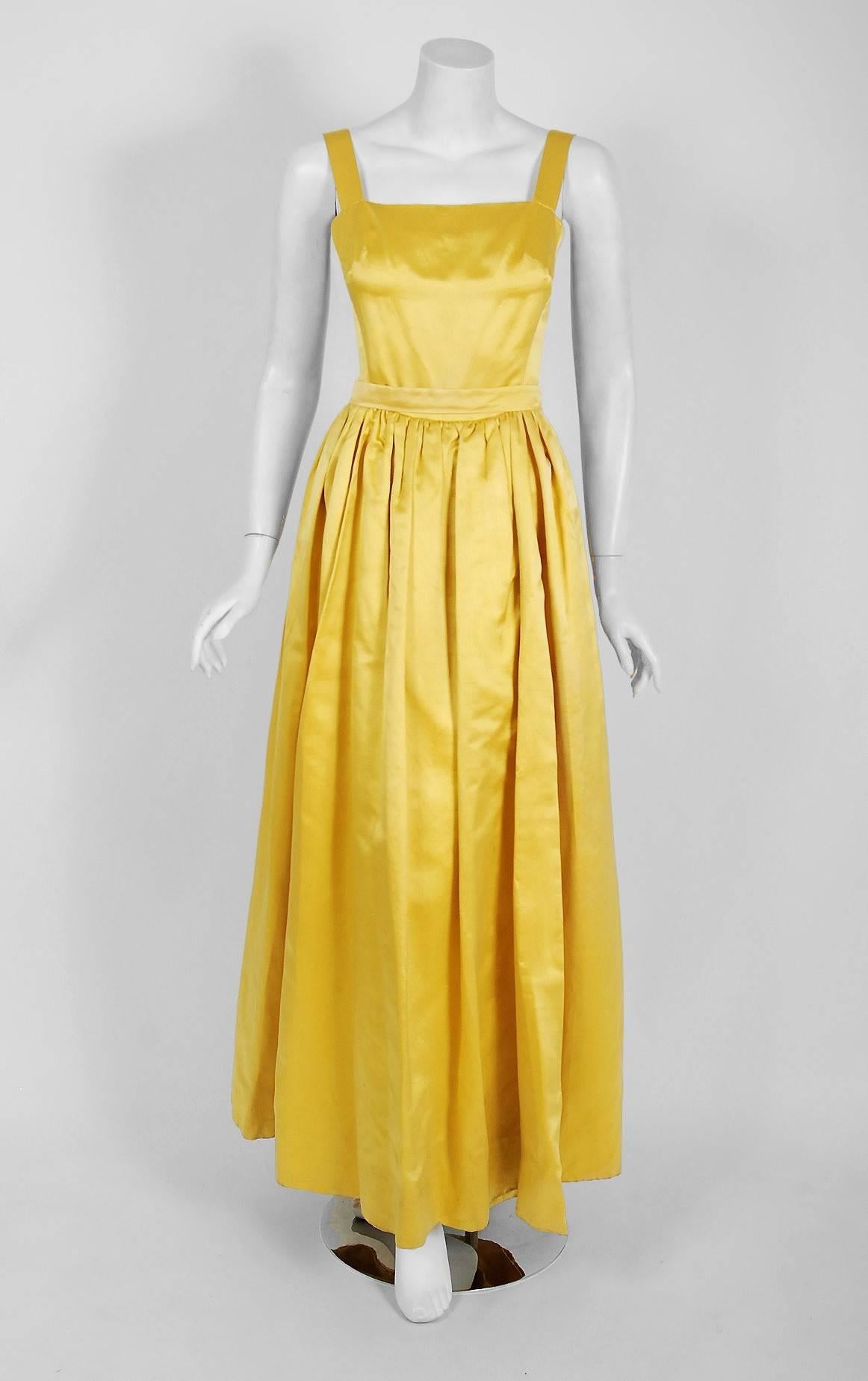 golden yellow dress
