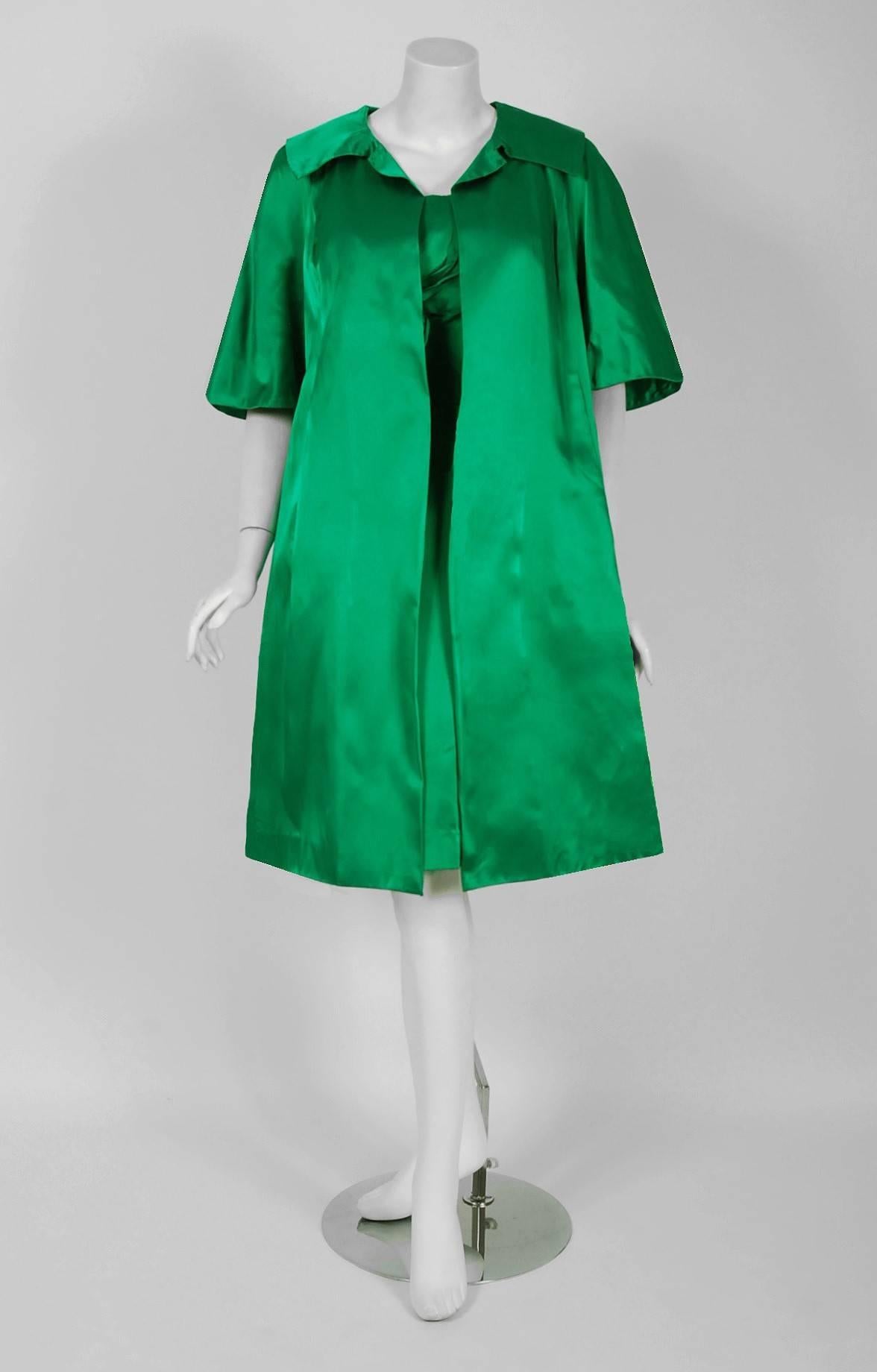green applique dress